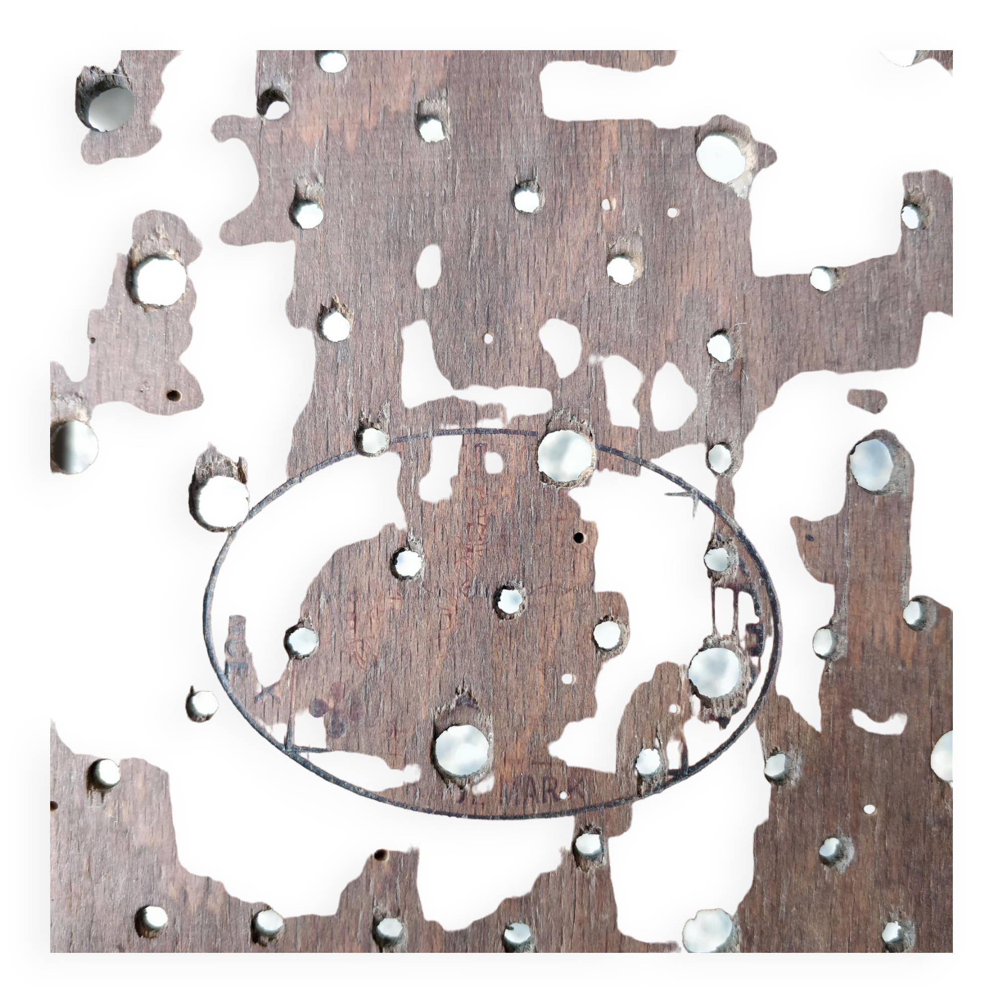 Folding wooden children's high chair