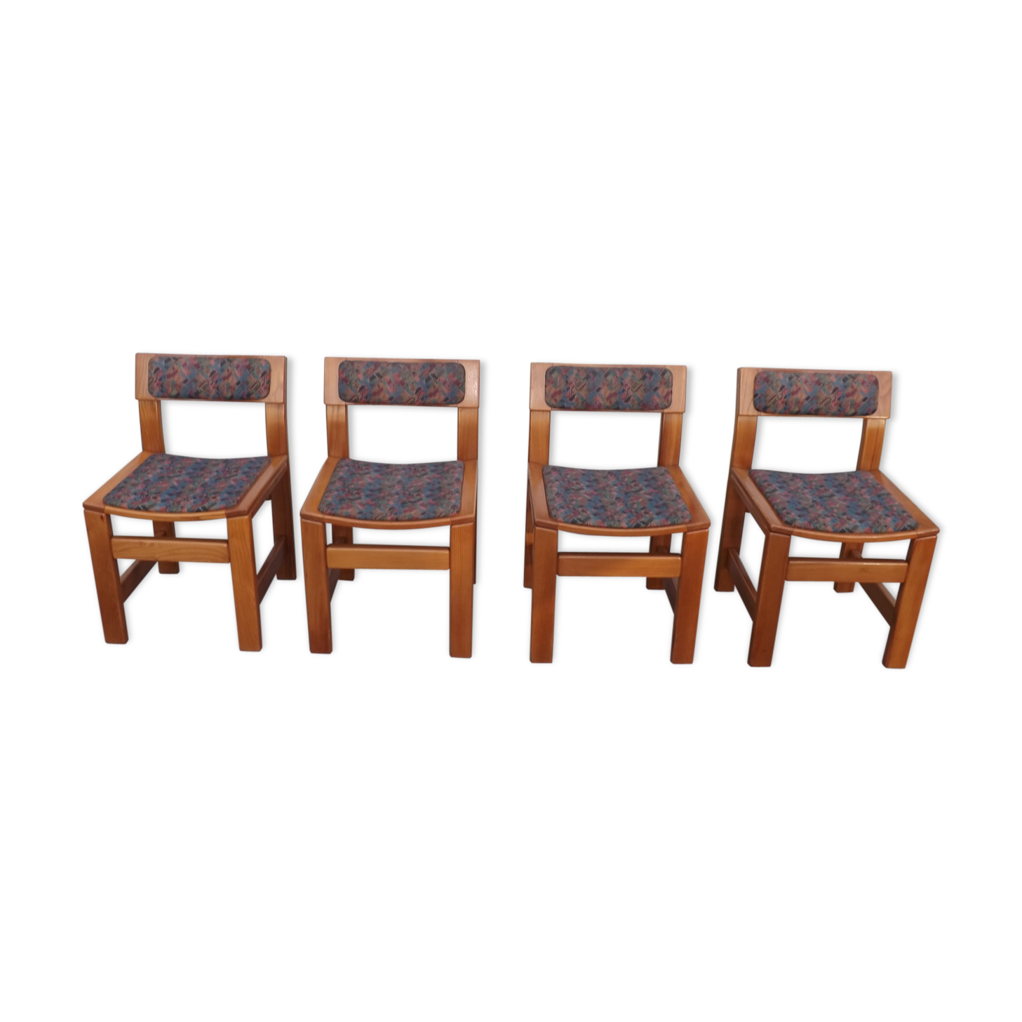 Set de 4 chaises orme Regain vintage 1970