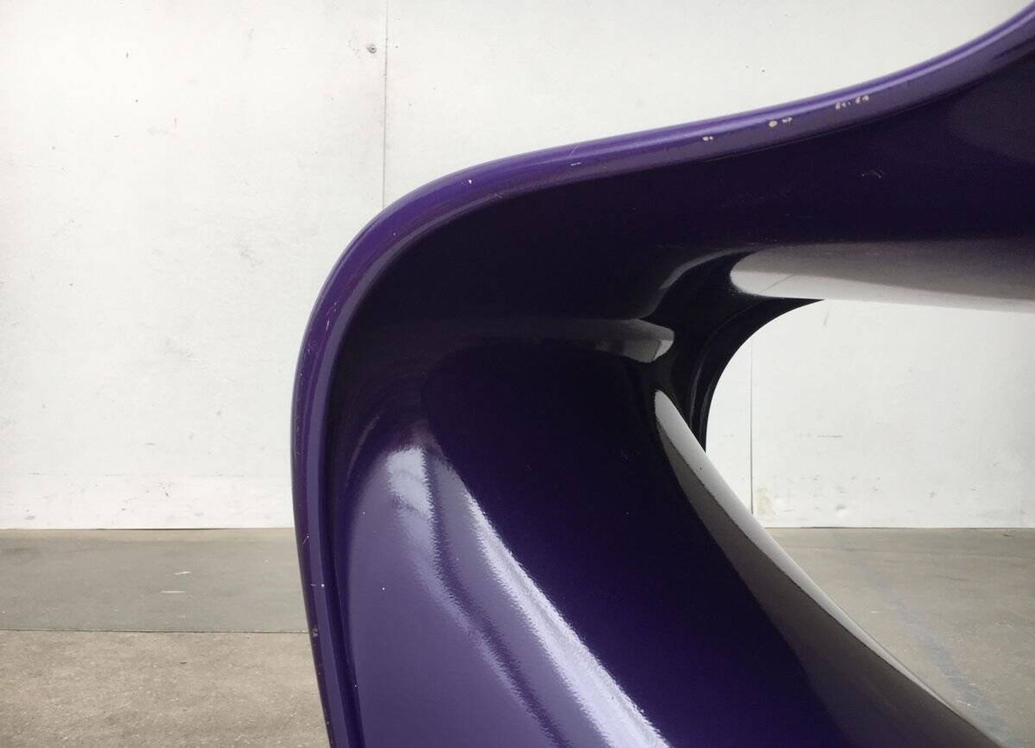 Mid-century Panton side chair set by Verner Panton for Herman Miller, 1960s.