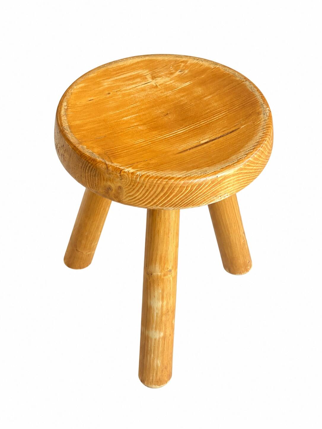 Charlotte Perriand tripod stool 1970