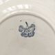 8 ironstone soup plates "Les Violettes" Salins