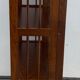 Pair of folding wooden bookcases, 4 shelves, 1950