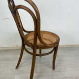 Curved wooden chair