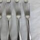 6 fourchettes & 6 cuillers Christofle modèle Baguette Fidelio métal argenté