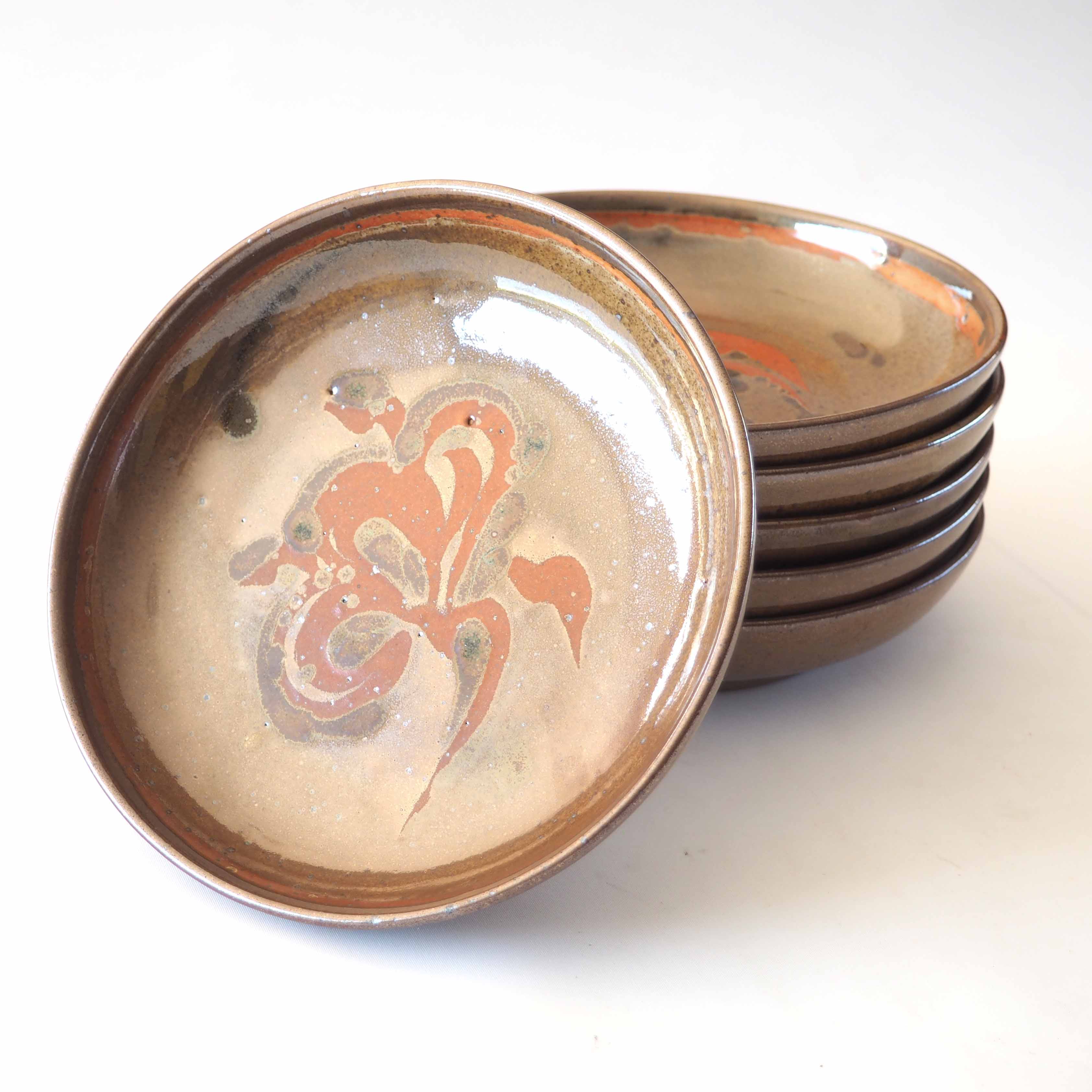 6 Blanot stoneware plates