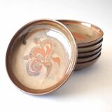 6 Blanot stoneware plates