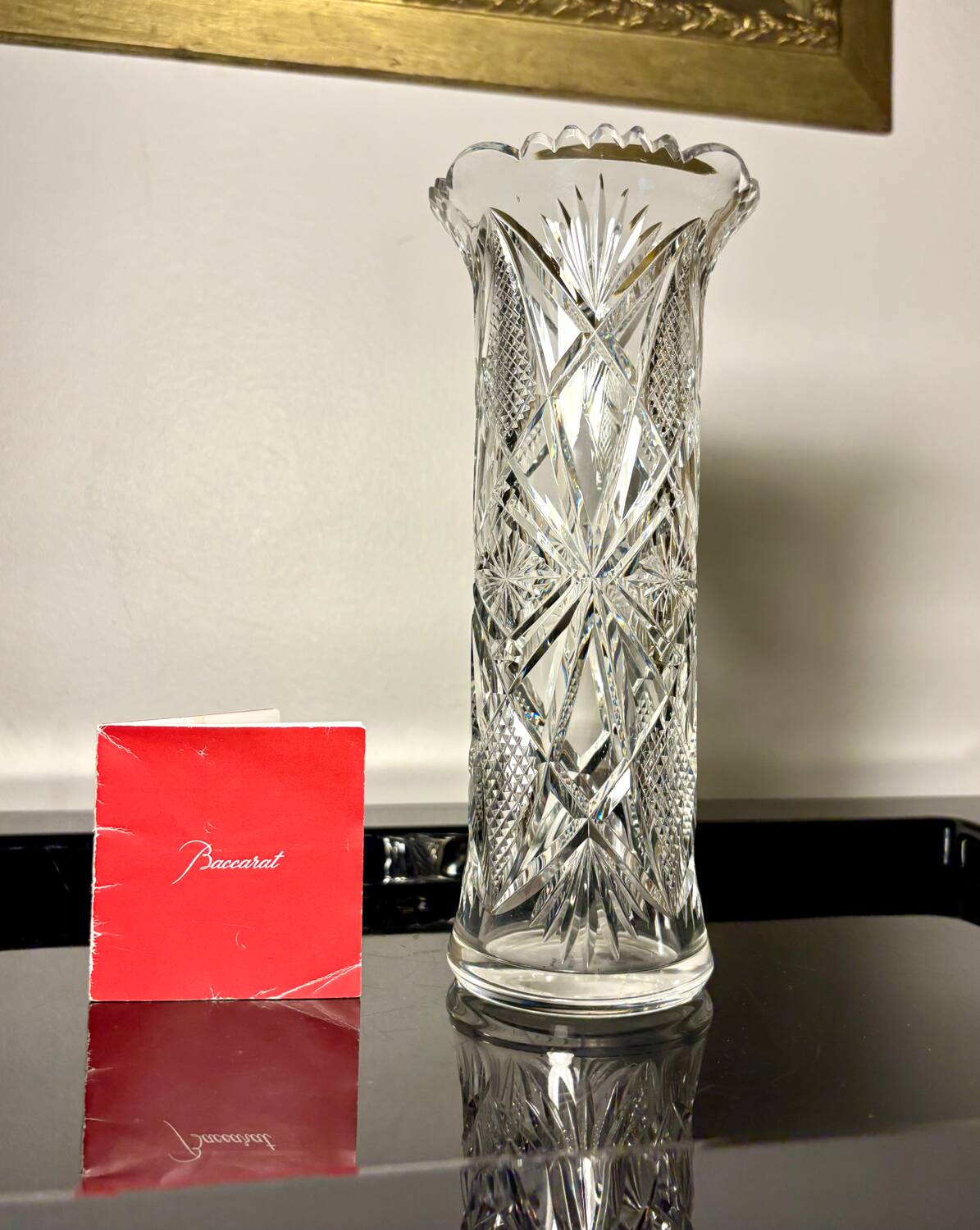 Baccarat Vase Lagny model rare