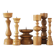 Scandinavian Wooden Candleholders, Set of 6
