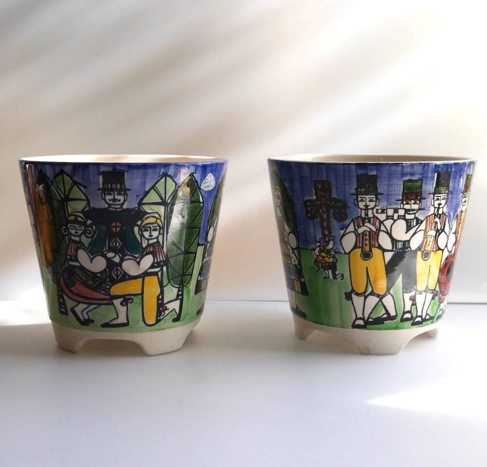 Flower pots by Anita Nylund for Jie