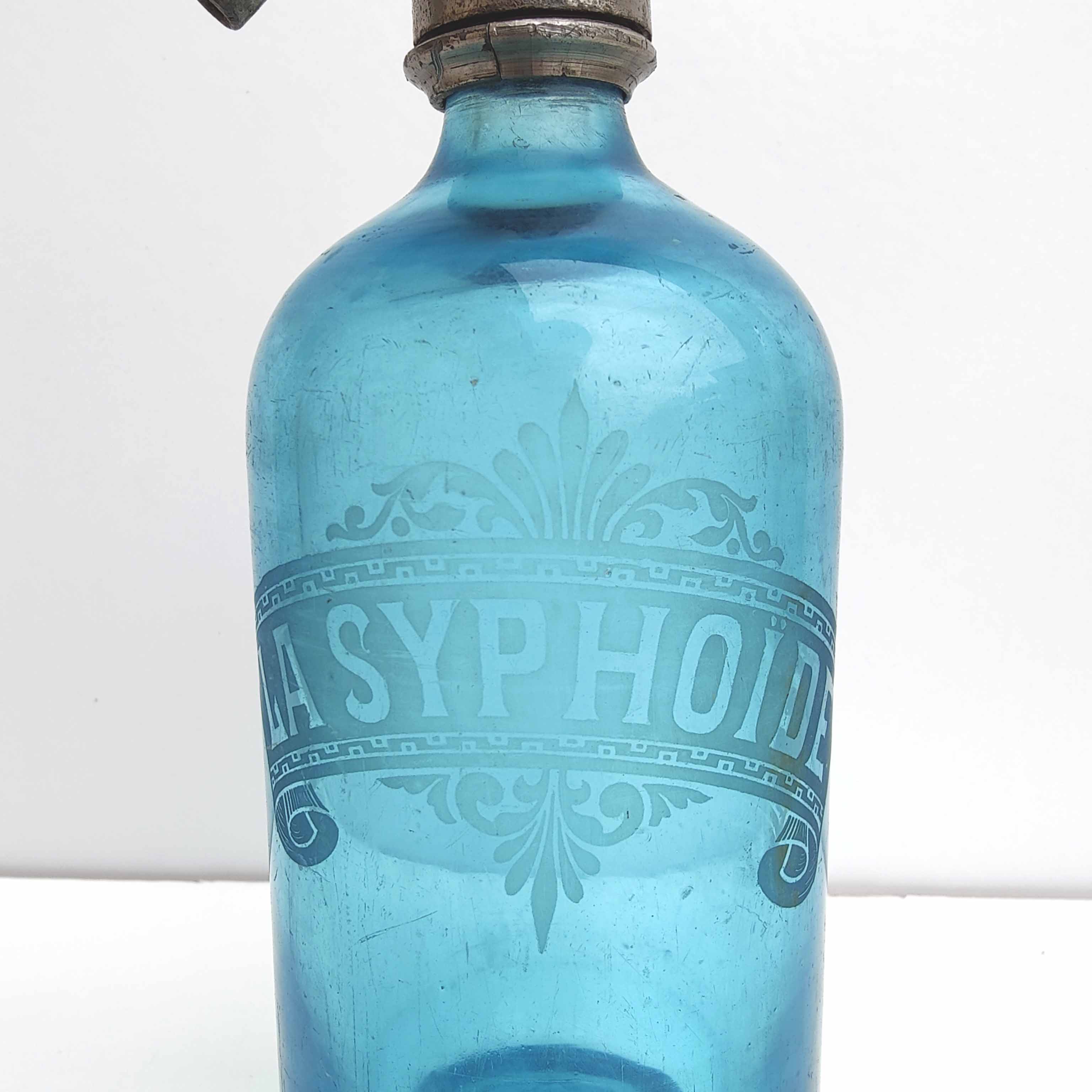 Siphon bistro vintage blue