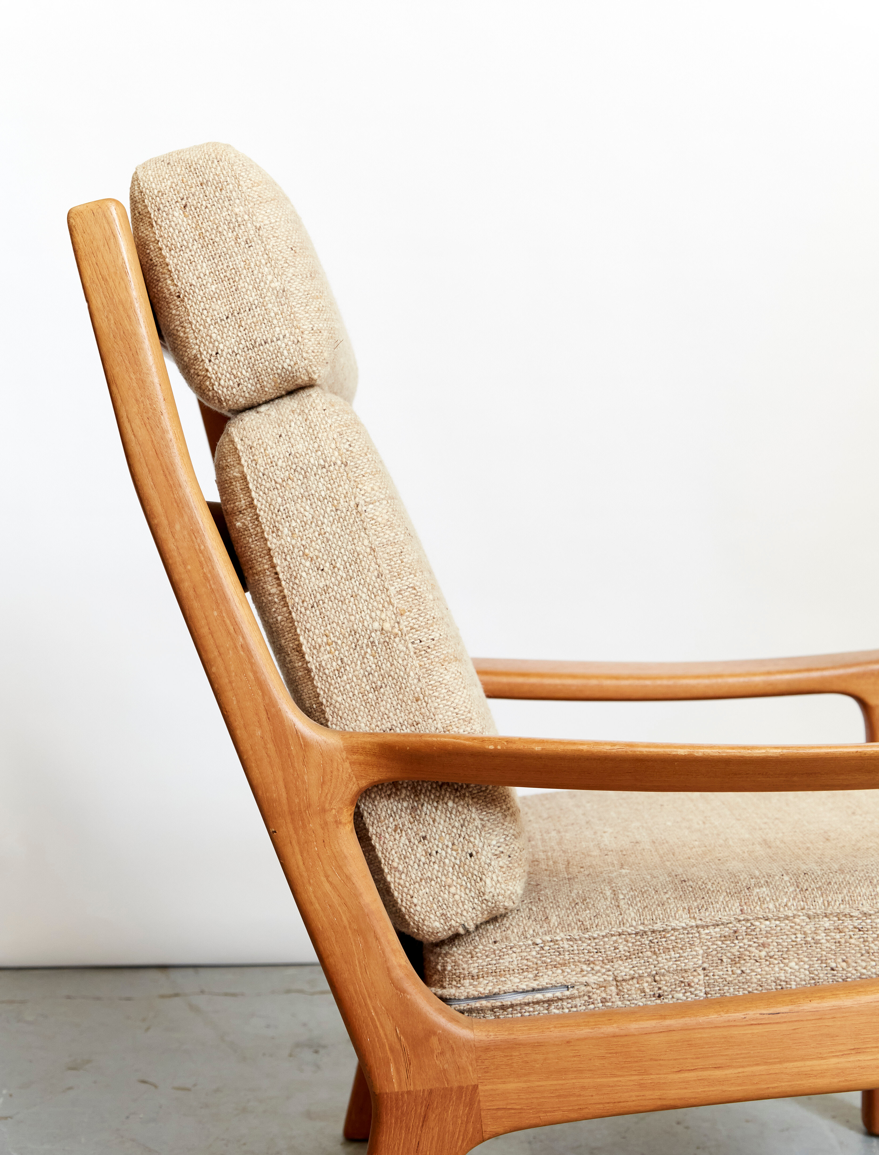 Juul Kristensen Highback Chair & Holstebro Ottoman