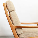 Juul Kristensen Highback Chair & Holstebro Ottoman