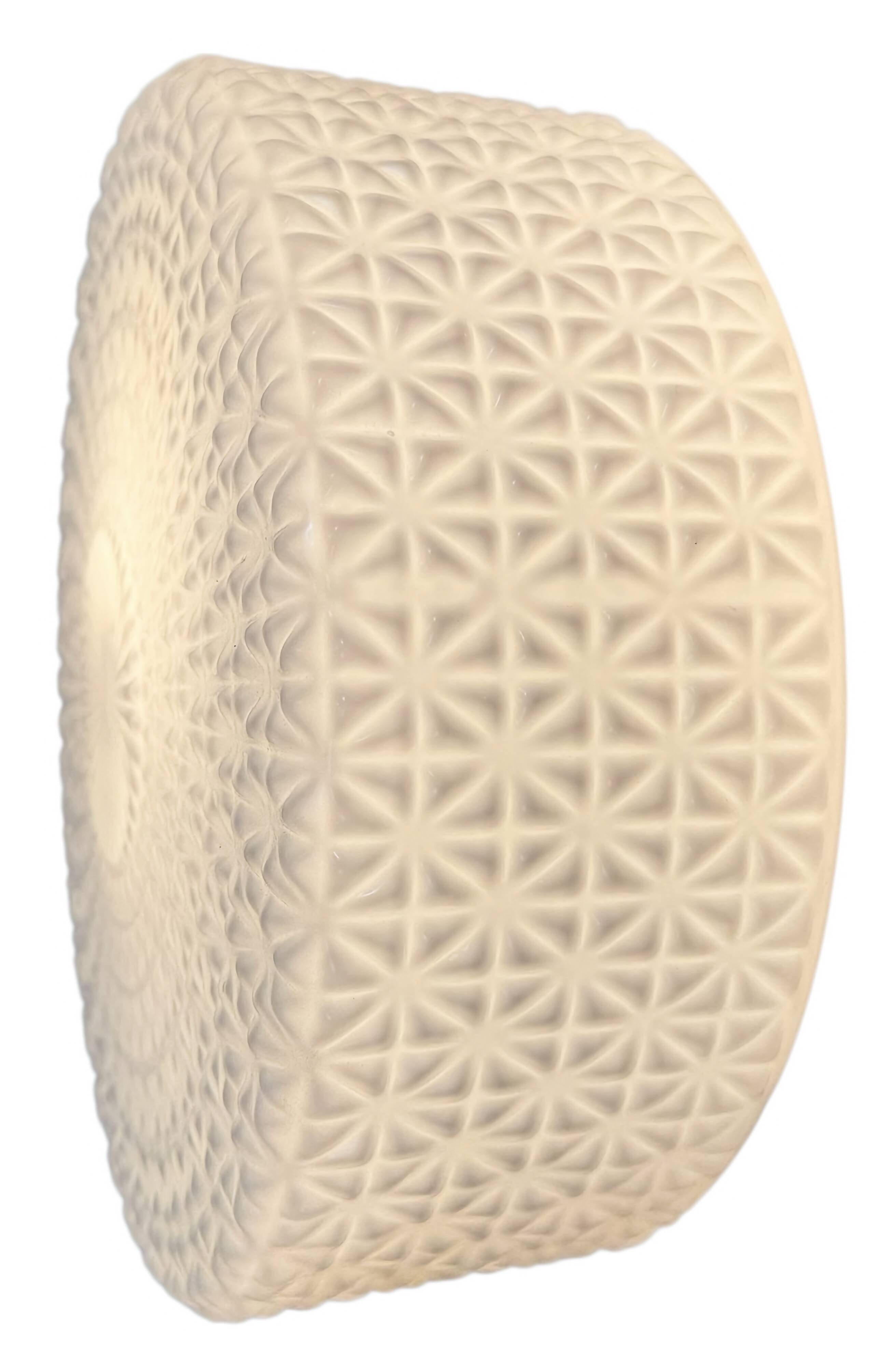 Vintage Wall Or Ceiling Light with Milk Glass, 1970s