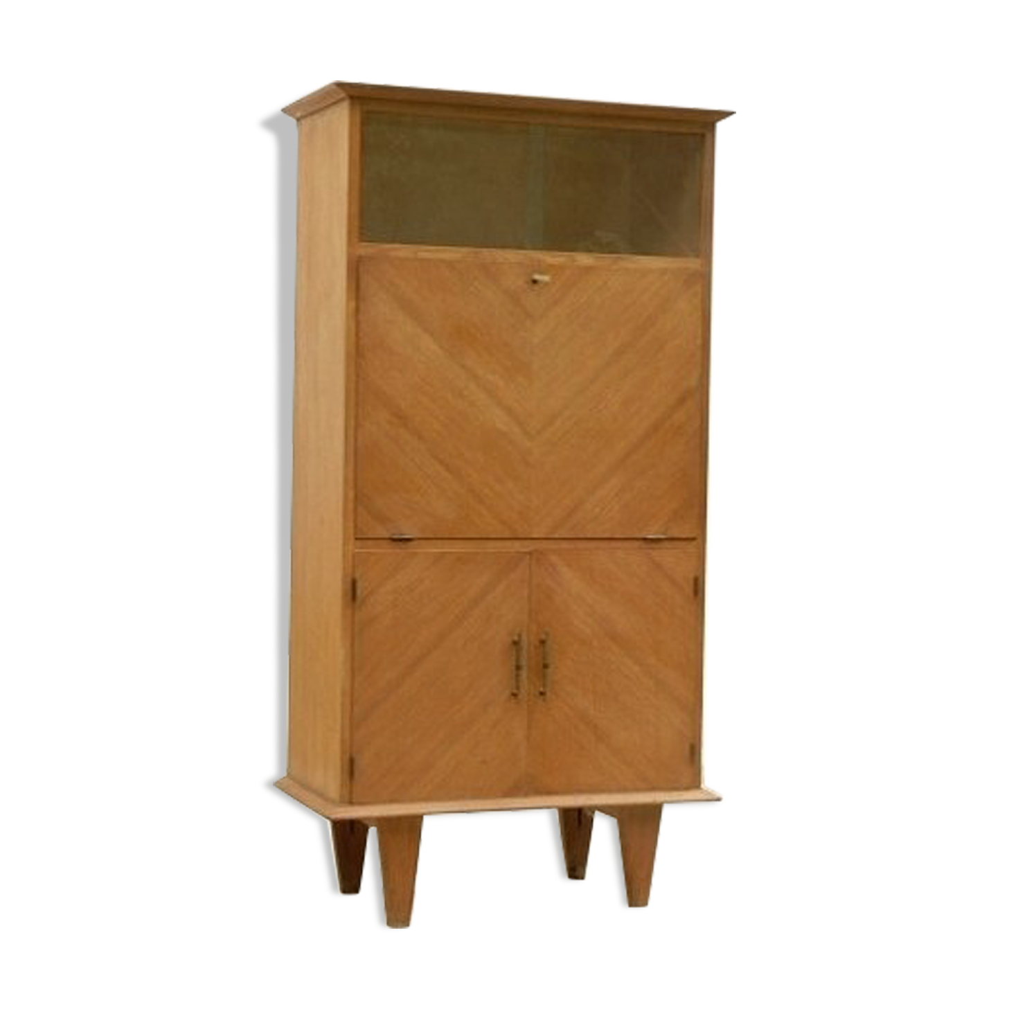 Secretary bar solid wood light years 1950/1960