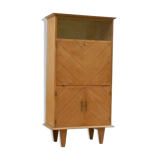 Secretary bar solid wood light years 1950/1960