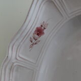 Dish Henriot Quimper decorations with flowers