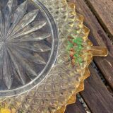 Diamond tip glass fruit cup