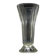 Art Deco vase, transparent glass, Poland, 1950s