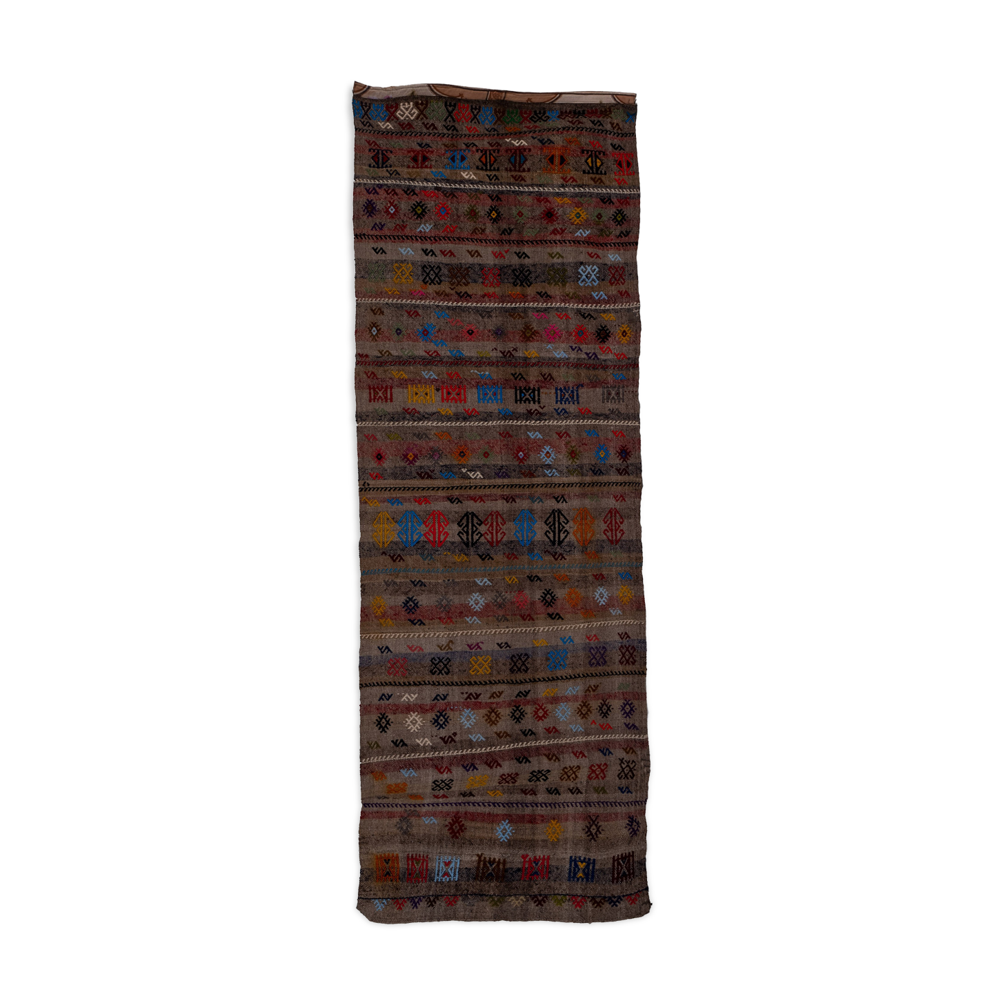Turkish jajim kilim runner 98 x 282 cm