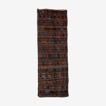 Turkish jajim kilim runner 98 x 282 cm