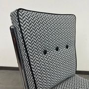 Mid-century tubular steel chair by Jozsef Peresztegi