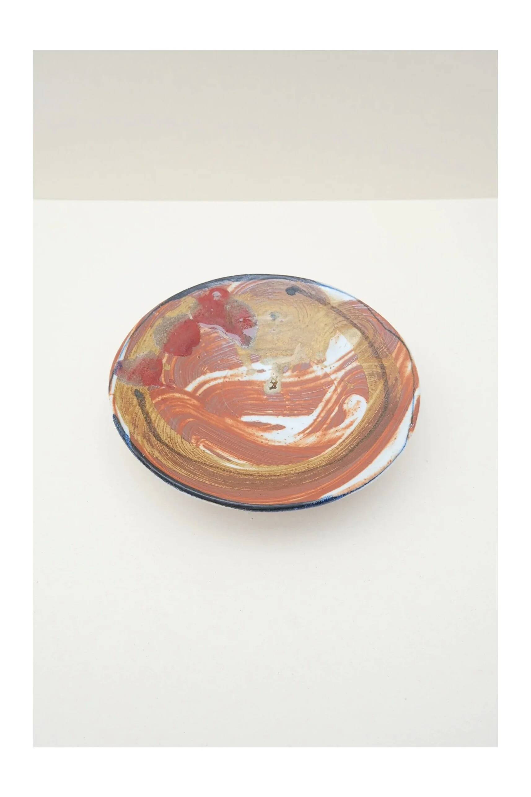 Ceramic dish by Pierre Dutertre, 2002
