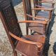 Lot of Renaissance caquetoire armchairs