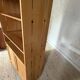 Vintage oak display bookcase