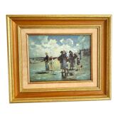 Marine painting art print Cancale
