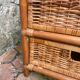 Vintage rattan chest of drawers