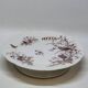 Superbe Assiette Plat Sur Piédouche XIXème Porcelaine Blanche Décor Aux Ois