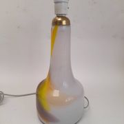 Grand pied de lampe Holmegaard en verre coloré