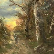 Ancient forest landscape in a beautiful setting.