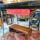 Red table in formica
