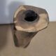 Scandinavian brutalist glazed stoneware vase
