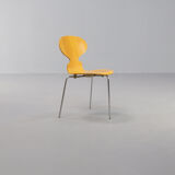 Arne Jacobsen plywood original ‘model 3100 Ant’ chair for Fritz Hansen set/4