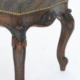 Louis XV style carved wooden stool
