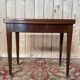 Folding game table – Louis XVI-Directoire style – Solid mahogany and brass
