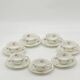Service ancien en porcelaine Charles Ahrenfeldt, fleurs / floral / dorures