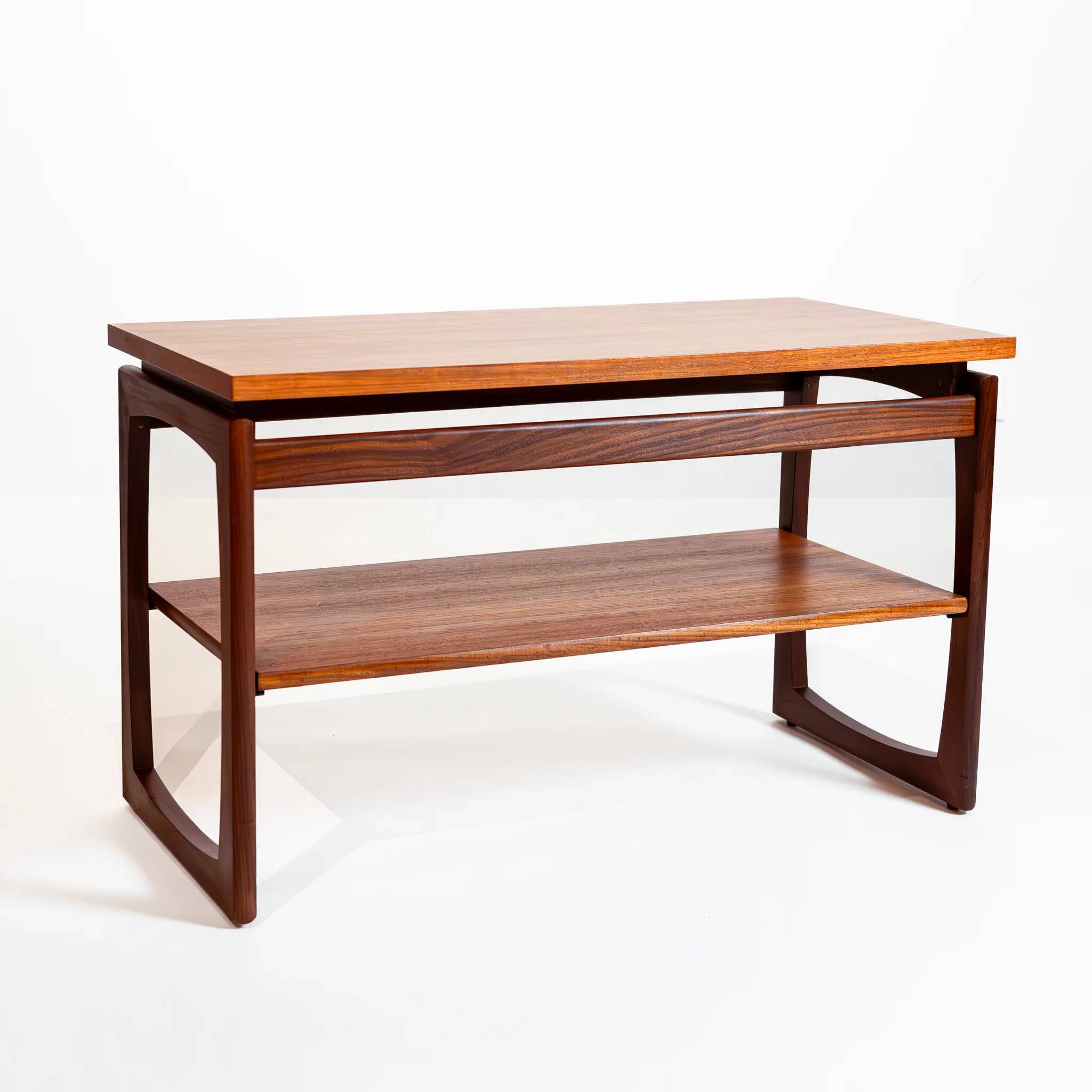 Vintage G-Plan Quadrille coffee table / side table with lower shelf, England, 1960s
