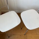 Pair of chrome chairs