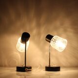 1960s Pair of Table Lamps by Kamenický Šenov, Czechoslovakia