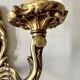 Paire d'appliques rocaille en bronze