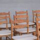 Set of 8 Oak Mid-Century Danish Dining Chairs attr. to Henning Kjaernulf