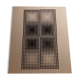 Screen print by Victor Vasarely - "Corpuscular" - Art & Science / Structure