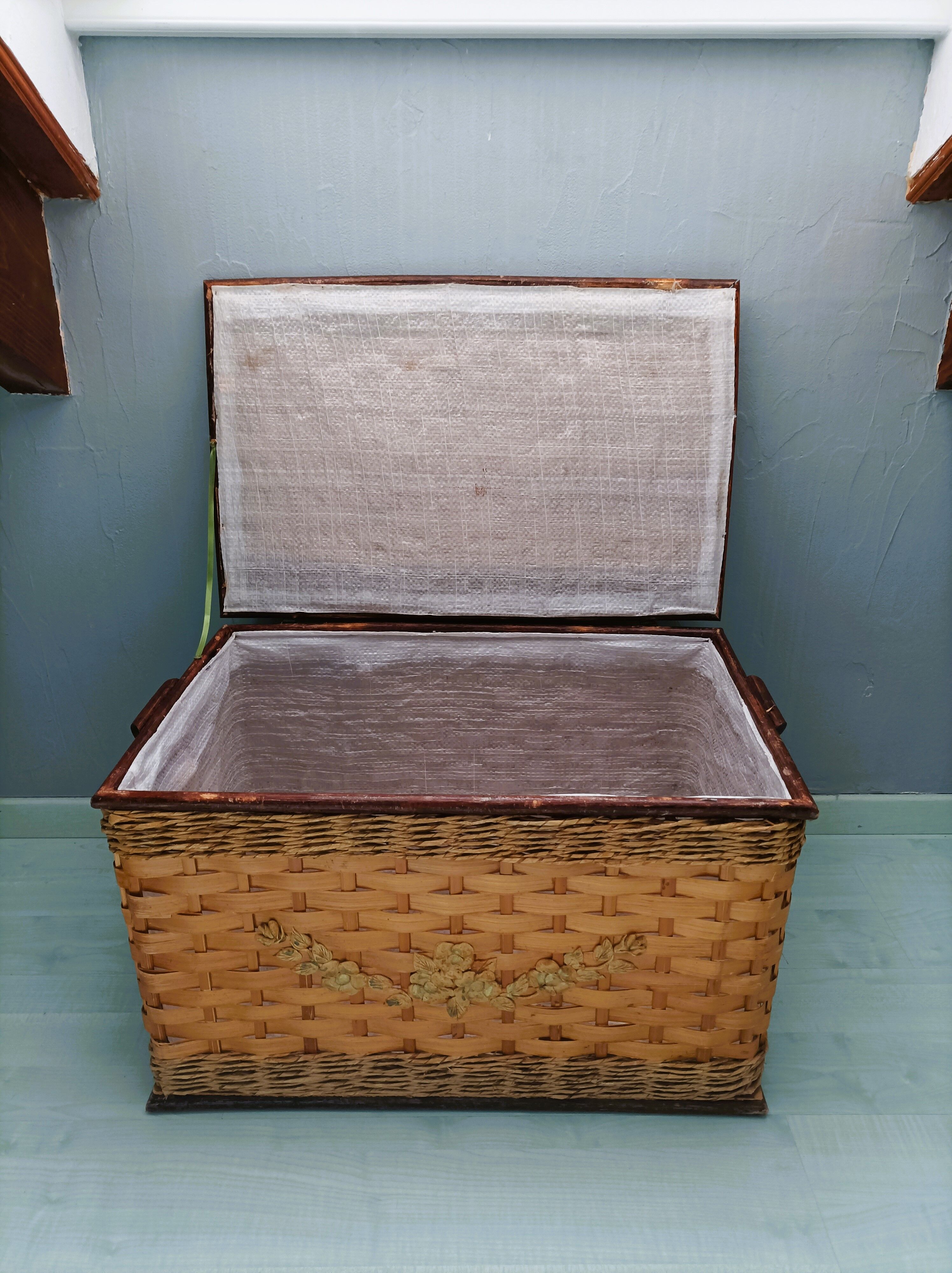Rattan and wicker trunk
