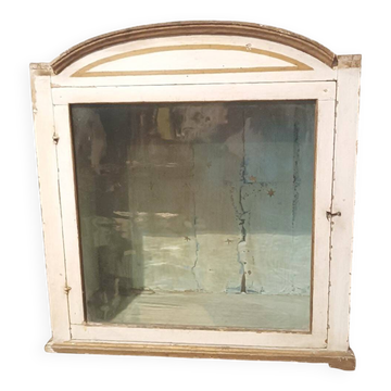 18th century lacquered and gilded wooden display case