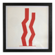 William TURBULL 1922-2012. Double Red, 1966. Serigraphy