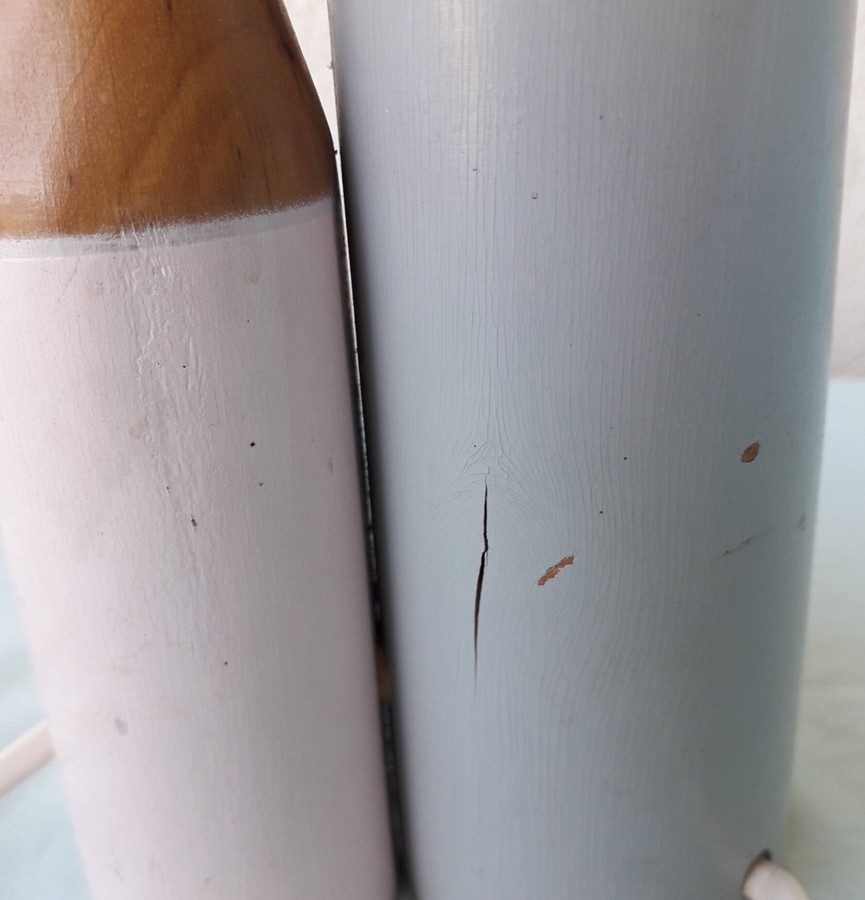 Lampe crayons en bois