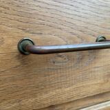 Chiffonnier pieds compas bois brut 1950